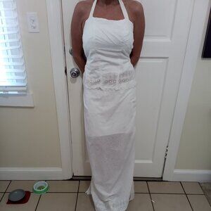 Boho Halter top and long skirt set Handmade